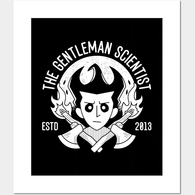 The Gentleman Scientist Crest Wall Art by Lagelantee